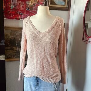 charlotte russe pink knit sweater